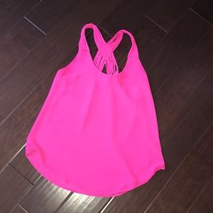 Hot pink Naked Zebra tank top size L